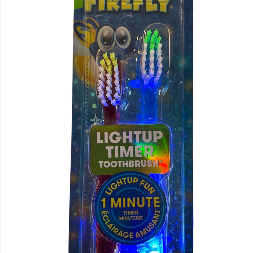 NEW Firefly Light Up Timer Toothbrushes